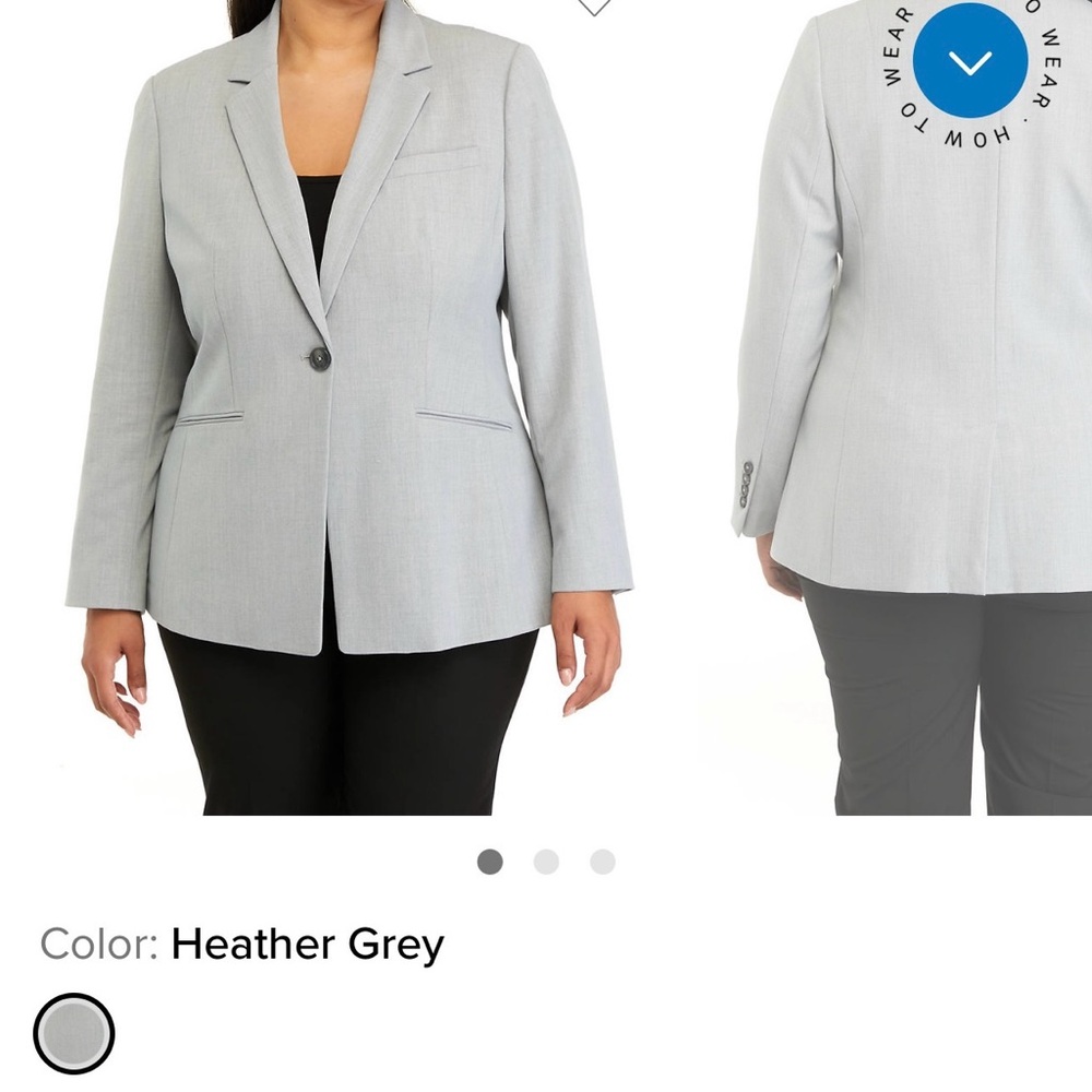 The Limited Light Gray Blazer